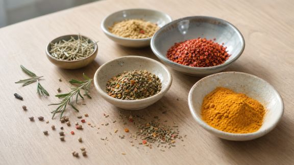 Fabriquer ses propres épices et mélanges aromatiques sans gluten pour assaisonner les plats de fête