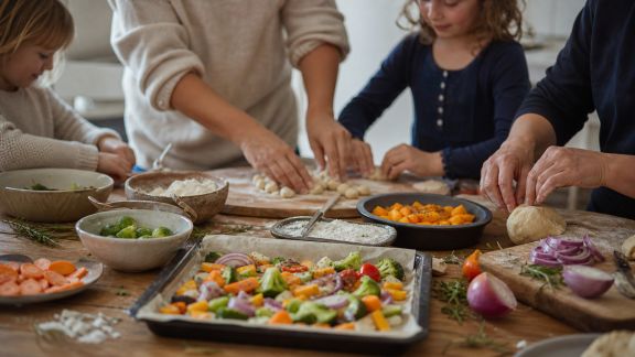 Organiser un atelier culinaire familial autour de recettes végétariennes de Noël