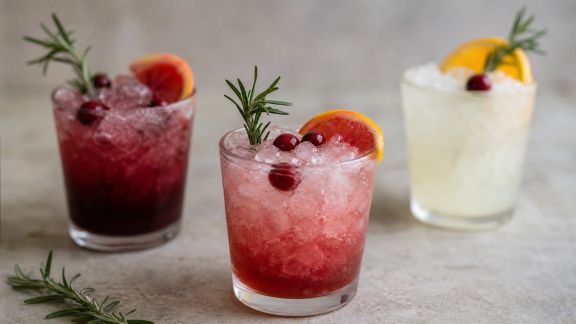 Des cocktails glacés pour un Noël givré à la maison