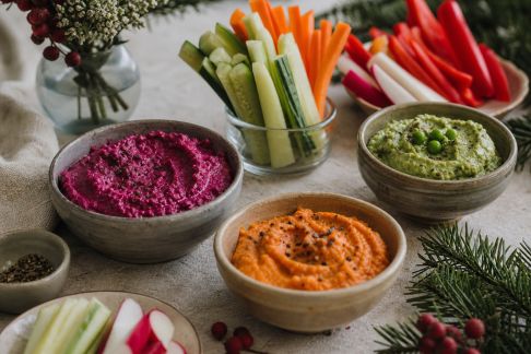 Recettes de sauces et dips festifs à base de légumes pour un Noël sans gluten