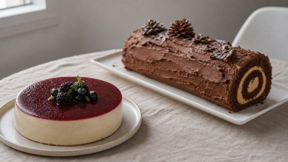 Bûches et entremets : réussir des desserts de Noël sans gluten maison