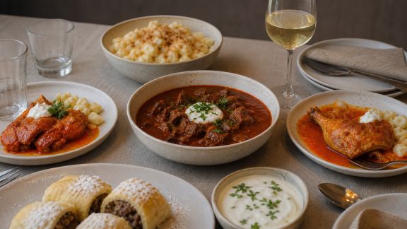 Recettes hongroises et slovènes pour une table de fêtes épicée