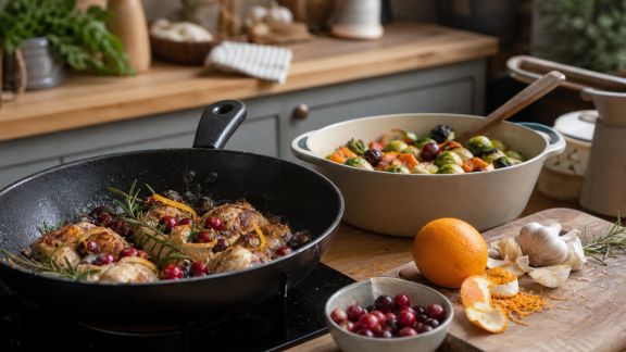 Cuisiner facilement sans four : idées de recettes de Noël à la poêle ou à la casserole
