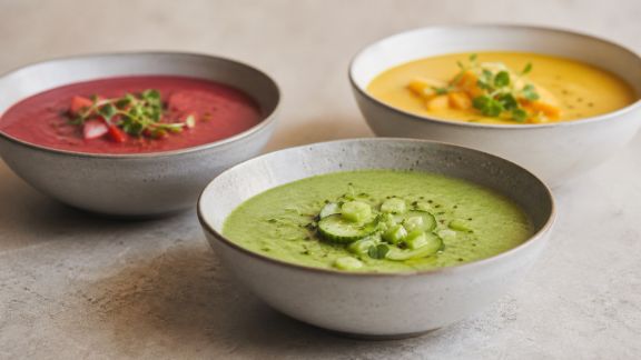 Inspirations pour des soupes froides estivales, fraîches et vitaminées
