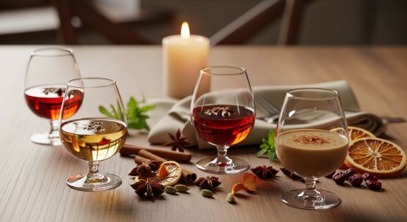 Recettes de digestifs doux et épicés à savourer après le repas
