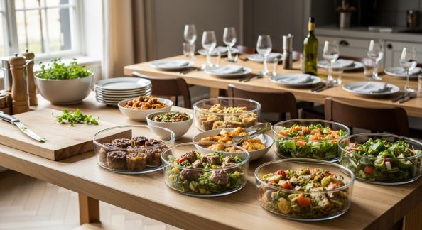 Menus batch cooking pour les grandes tablées : organiser les repas de groupe facilement