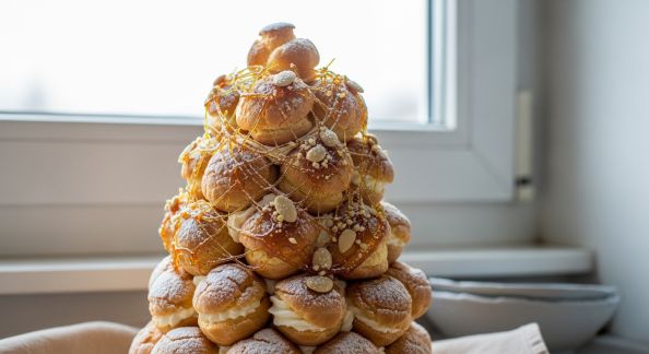 Croquembouches festifs : idées pour un montage facile et bluffant
