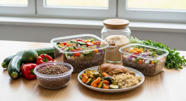 Comment adapter le batch cooking aux régimes sans gluten et sans lactose